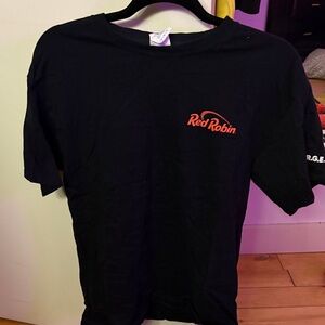 Red Robin Black employee T-Shirt